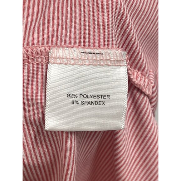 Peter Millar Summer Comfort Red Stripe Polo Shirt Longhorn Golf Mens Sz Large - Picture 4 of 5